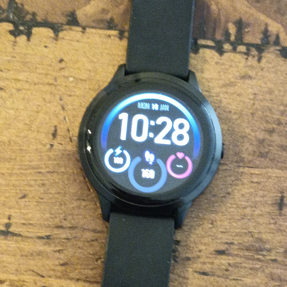 iTech Elite 3 Smartwatch 45mm Black Fitness Tracker IE3R01 GB